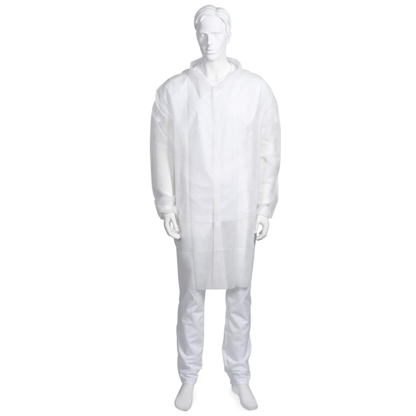 Besöksrock Nonwoven 10-pack vit Abena