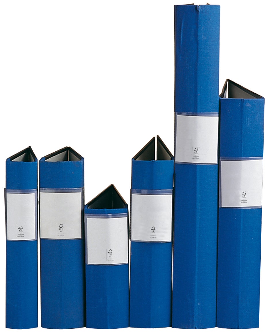 Gaffelpärm trärygg i andra format Office Depot