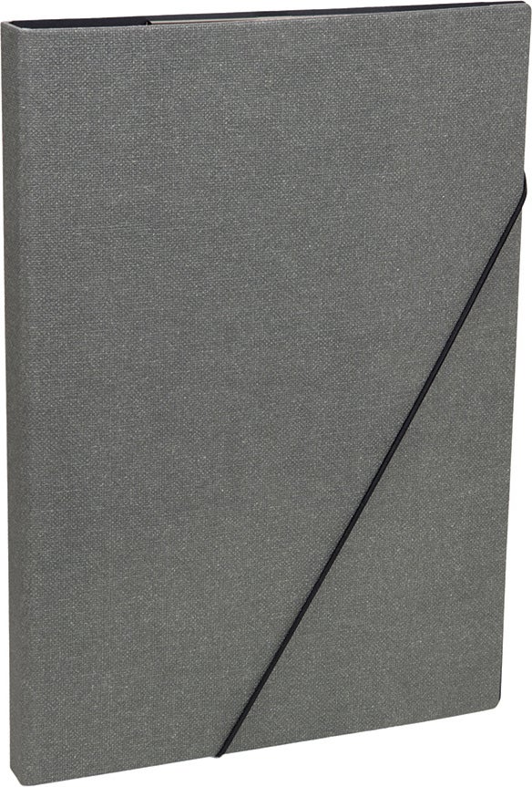 Skrivplatta Amelia canvas grå