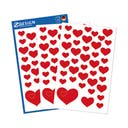 Stickers hjärtan röda 114/fp