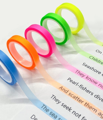 Överstrykningstejp 6mmx5m 5/fp