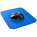 Musmatta Deltaco tygbeklädd gummi 26x22 cm Blå