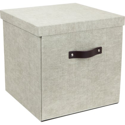 Förvaringsbox Bigso Logan canvas linen