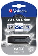 USB 3.0 Verbatim V3 256GB Svart