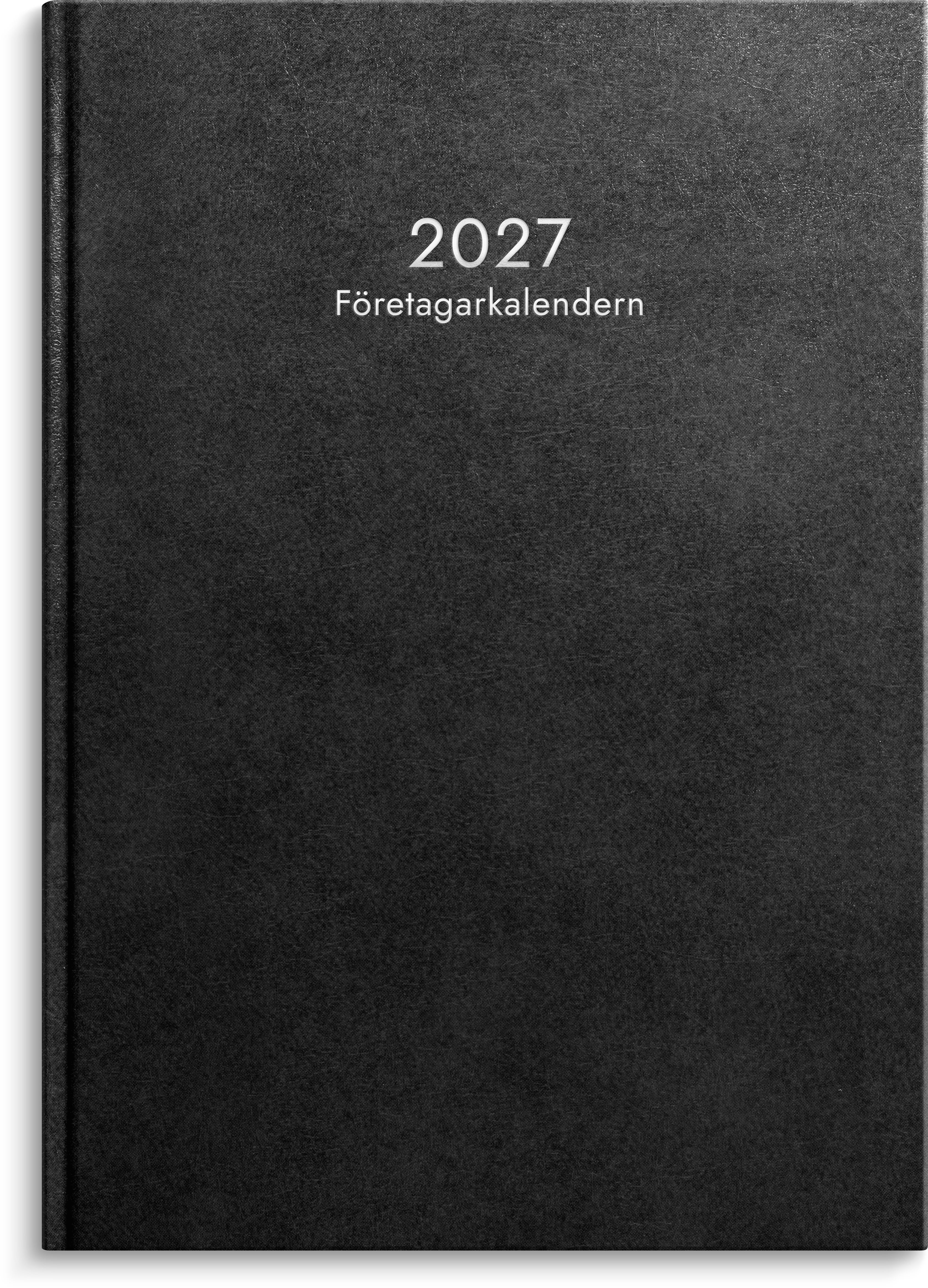 Företagarkalendern 2027 svart konstläder Burde