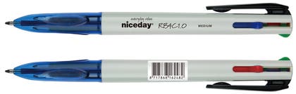 Kulspetspenna Niceday 4-färg