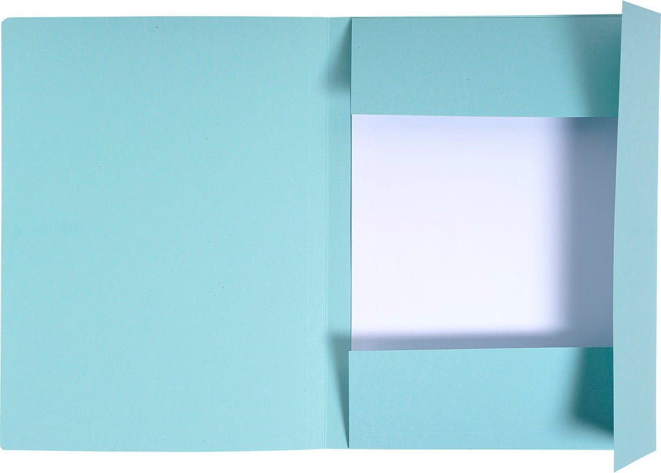 Kartong-/Pappmapp A4 3-klaff