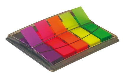 Märkflik 45x12mm 5x40blad/fp