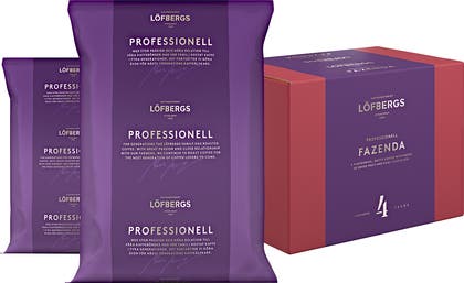 Kaffe Löfbergs Professionell Fazenda Hela Bönor Mörkrost 1000 Gram