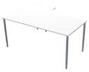Skrivbord Bas 1600 x 1200 mm H Vit Lanab