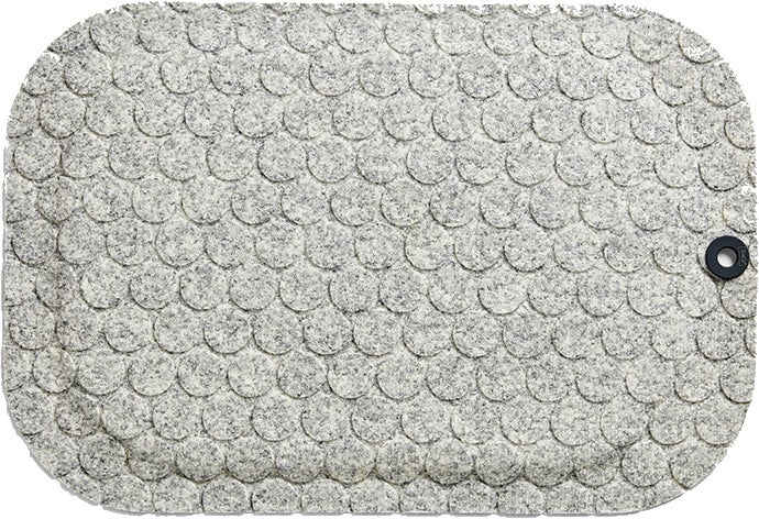 Ståmatta StandUp Circle 770x530 mm White Ash