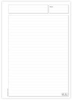 Konferensblock A4 linjerat 25 st/fp