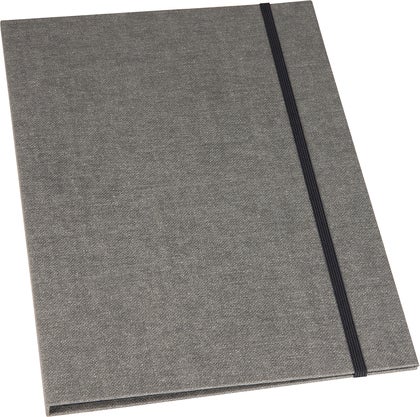 Mapp Bigso Paulina A4 canvas grå