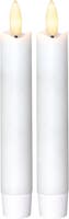 Antikljus LED Flamme Rustic 2-pack 15 cm