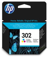 Bläckpatron HP 302 3-färg 150 sidor