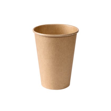 Pappersmugg papper/PLA  brun 50 st/fp