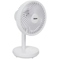 Bordsfläkt laddbar vit