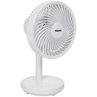 Bordsfläkt laddbar vit