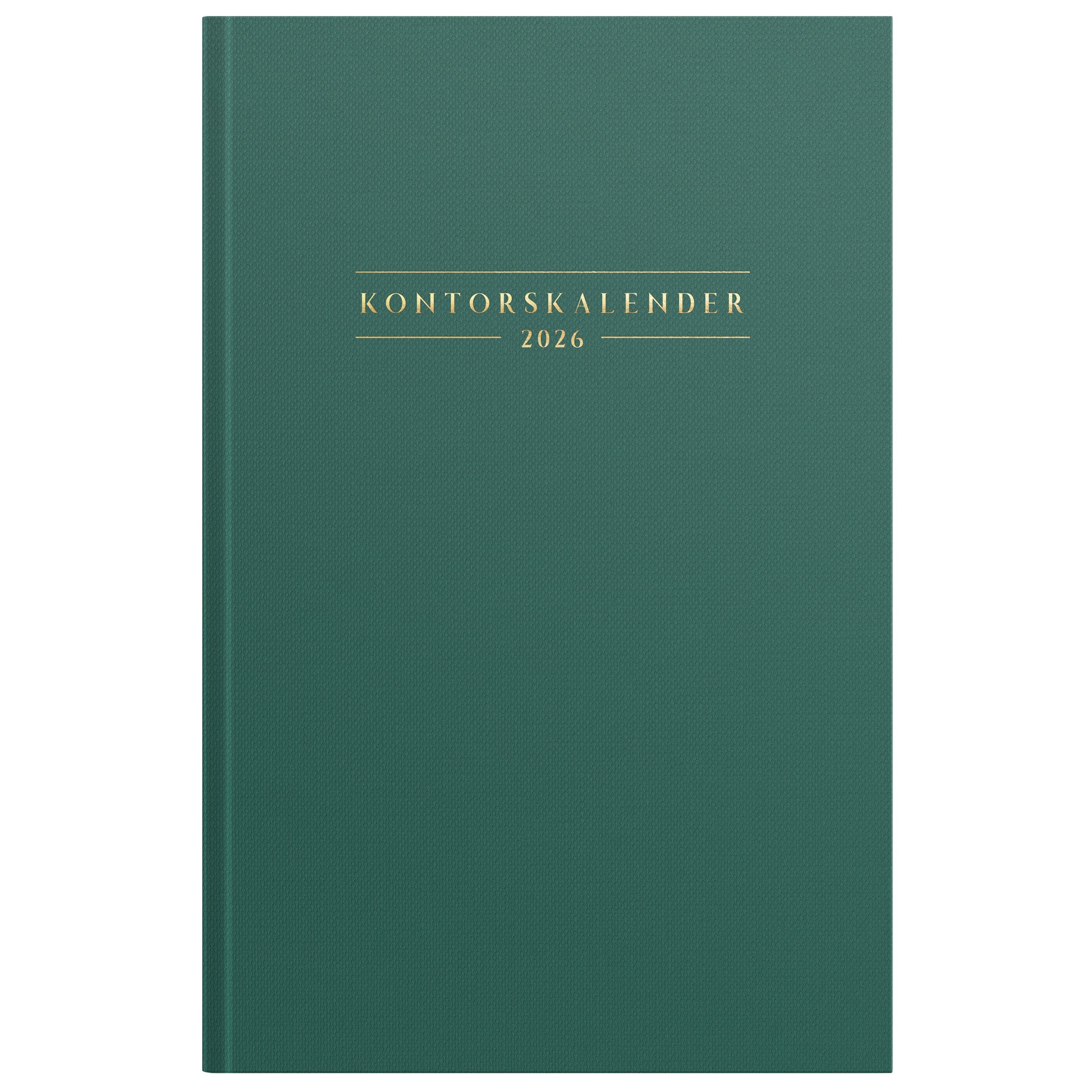 Kontorskalender 2026 grön