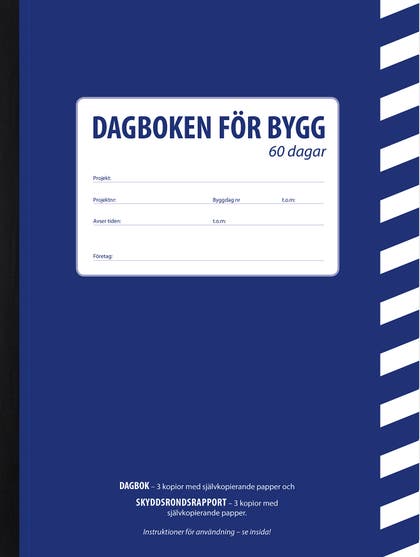 Byggdagbok A4/A5