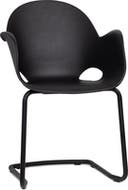 Stol Bella rörstativ svart/svart