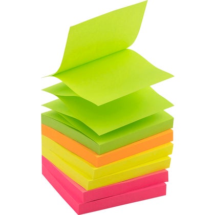 Notis Z-block 76x76mm neon 6st/fp