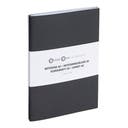 Anteckningsbok Bigso A5 linjerad grå 2/fp