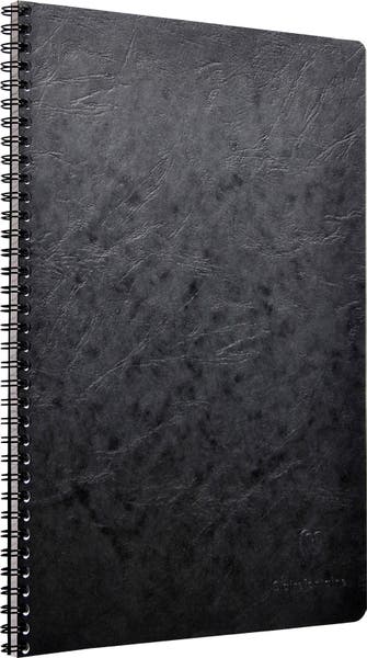 Kollegieblock AgeBag A4 rutat svart