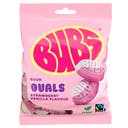 Godis Bubs Sour Ovals Strawberry Vanilla 12x90 g