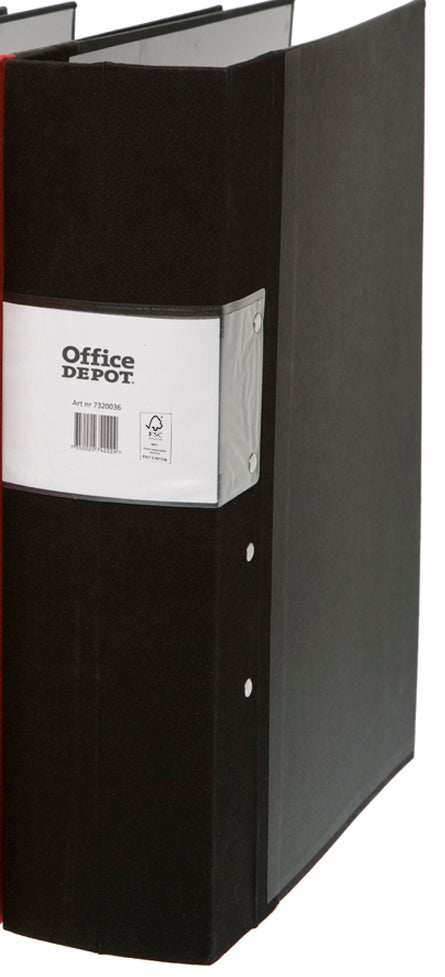 Gaffelpärm Trärygg A4 Extra bred 80mm