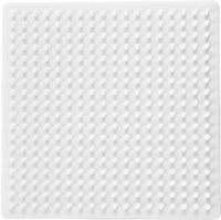 Pärlplatta 9x9cm vit