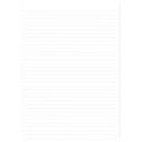 Limblock A4 kortsida 100blad linjerat