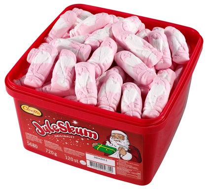 Juleskum Skumtomtar Cloetta 720 g