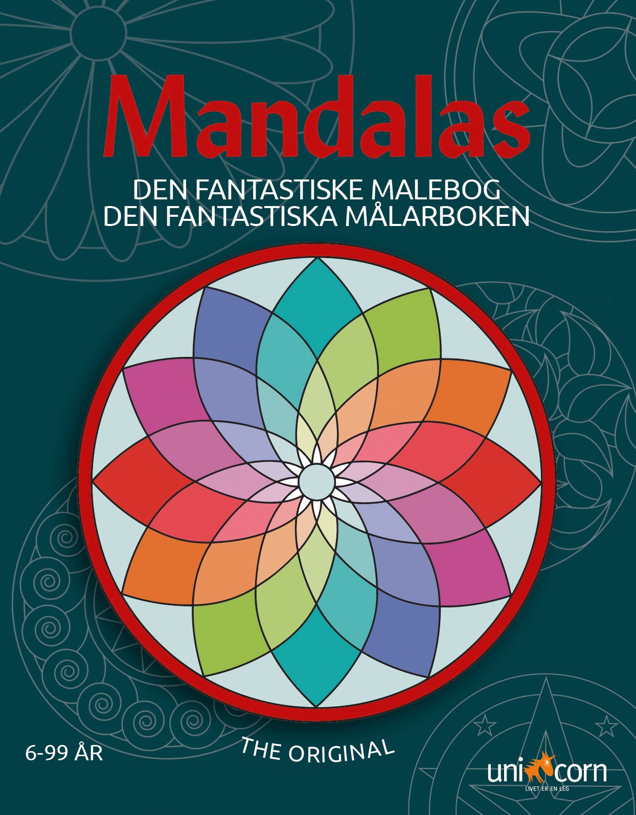Målarbok Mandalas 6–99 år