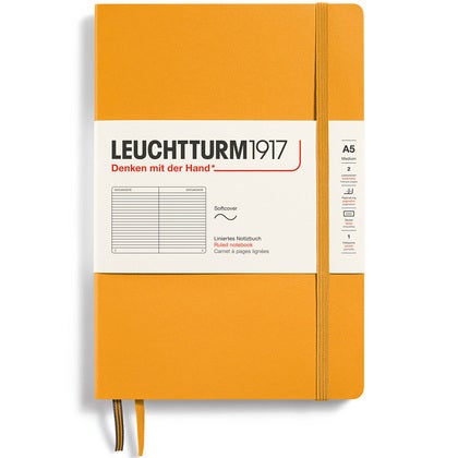 Anteckningsbok A5 soft linjerad Rising sun