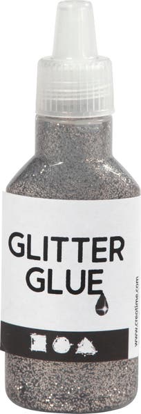 Glitterlim silver & guld