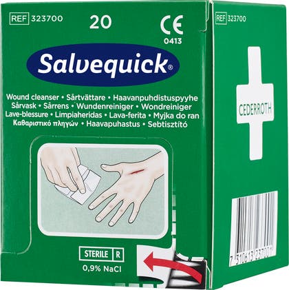 Sårtvättare Salvequick 3237 20-pack