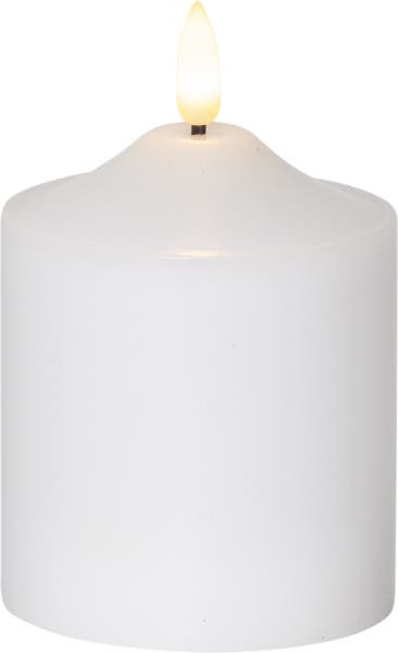 Blockljus LED Flamme Ø75 mm Star Trading