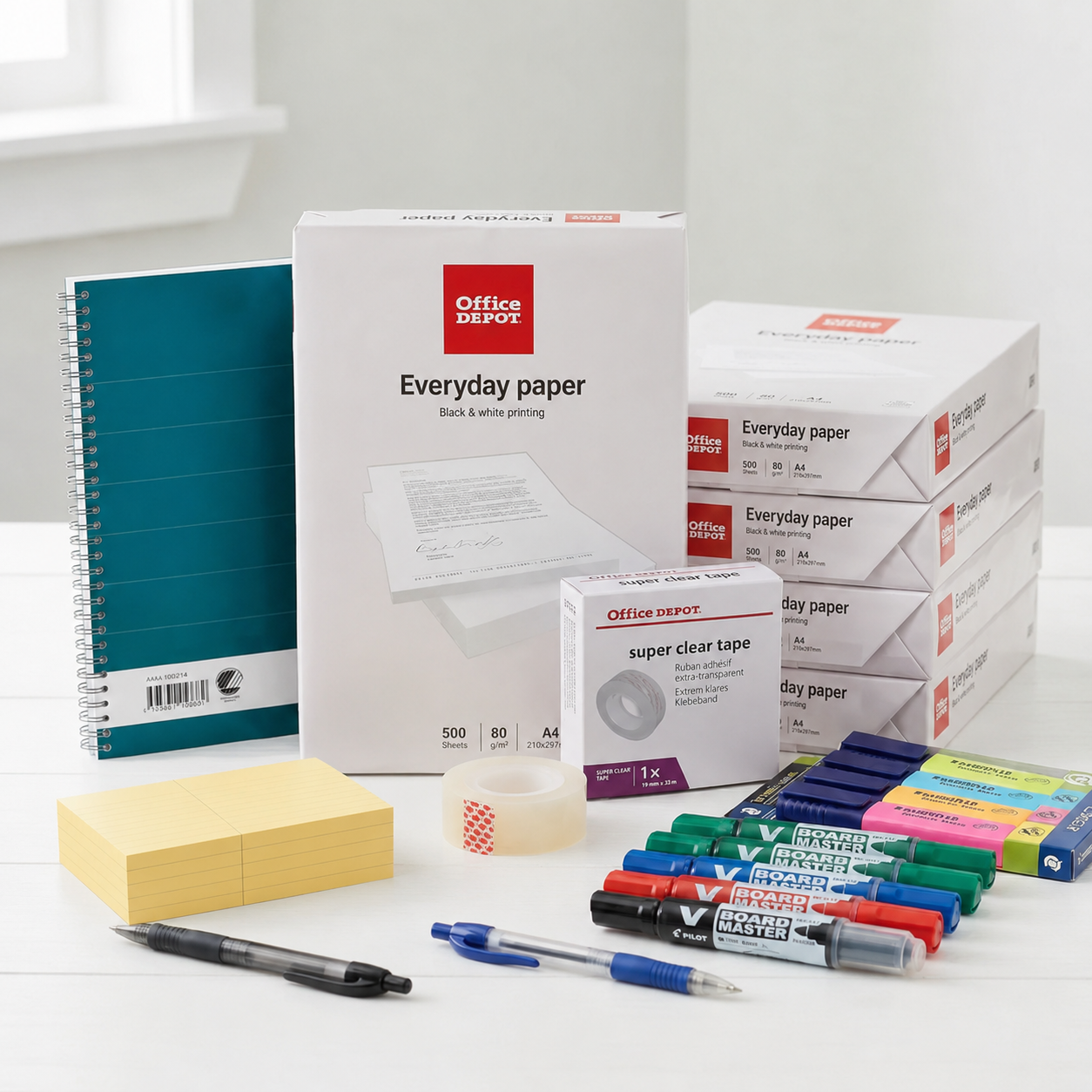 Paket kontorsmaterial – kvartalsförbrukning