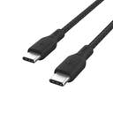 USB-C till C 100W 2 meter flätad svart