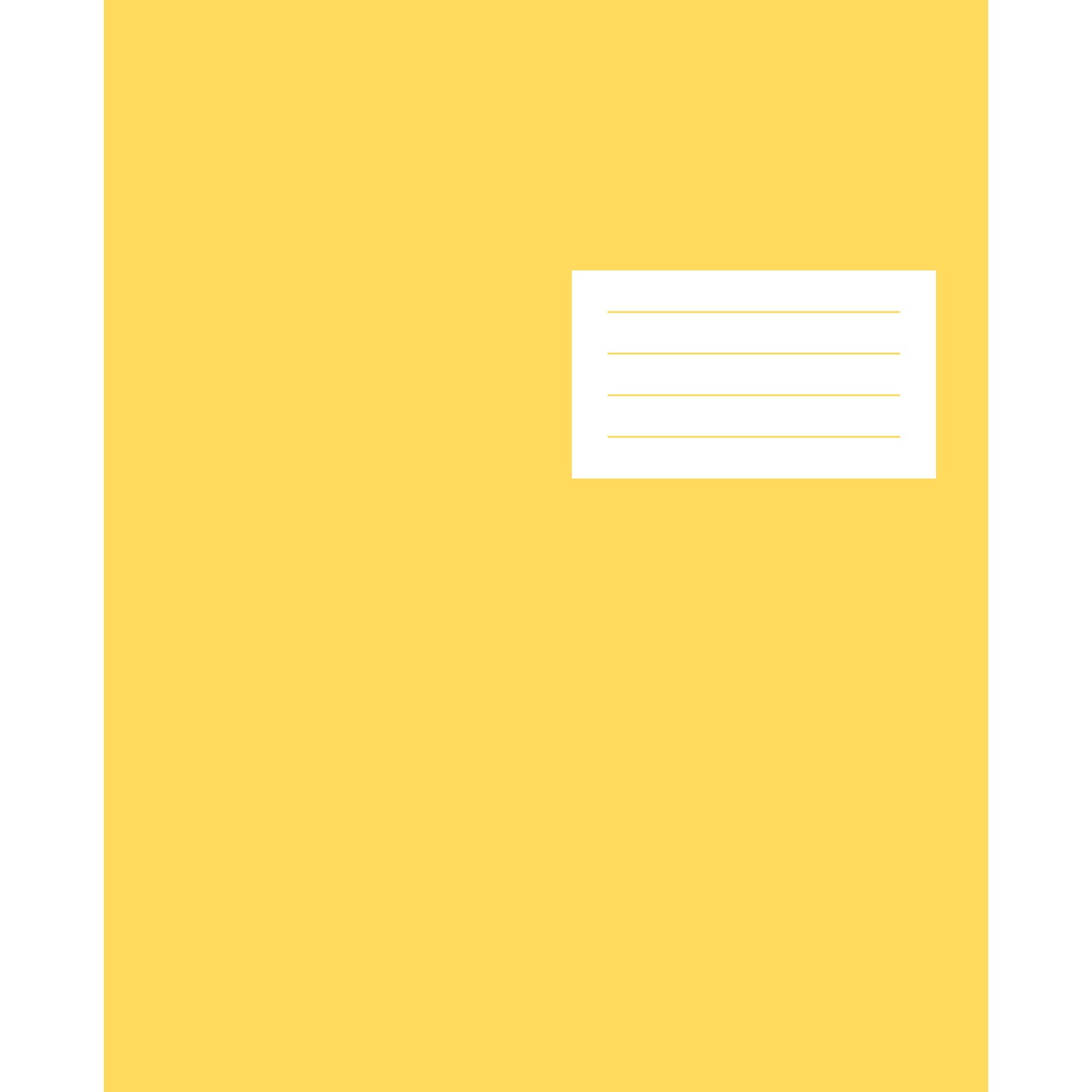 Skrivhäfte 17x21cm olinjerat