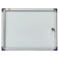Anslagstavla låsbar tunn 2x A4 magnetisk