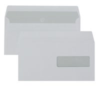 Kuvert  S65 H2 fukthäftande vit 50 st/fp