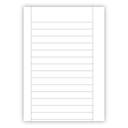 Arbetsblad A4 linjerat 18mm 500/fp