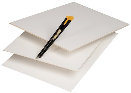 Kartong 1100g 2mm 50x70cm vit 25/fp