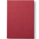 Anteckningsbok Tyg A4 Linjerad Röd