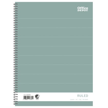 Kollegieblock A4 80blad 70g Linjerat