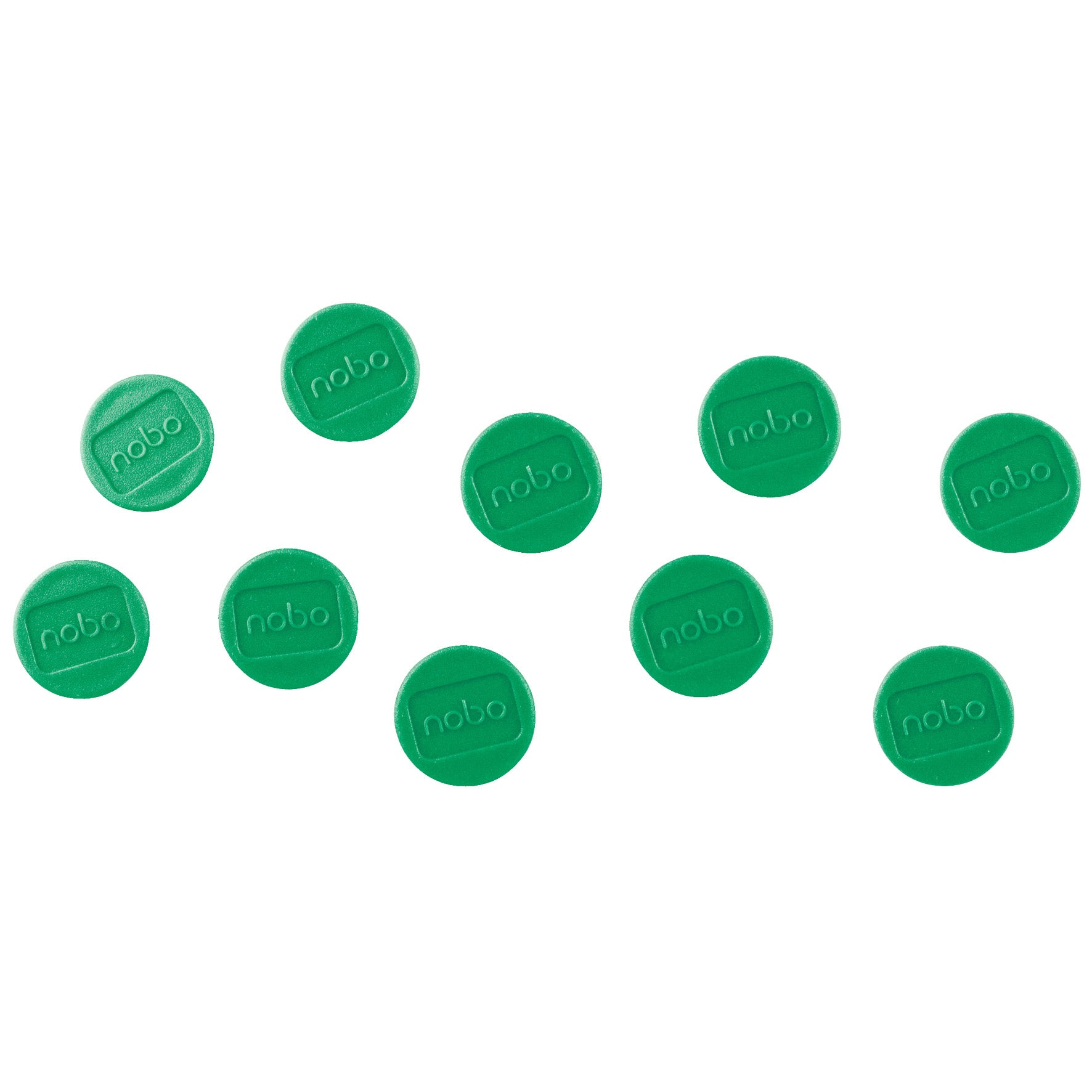 Magnet Nobo 13 mm grön 10-pack