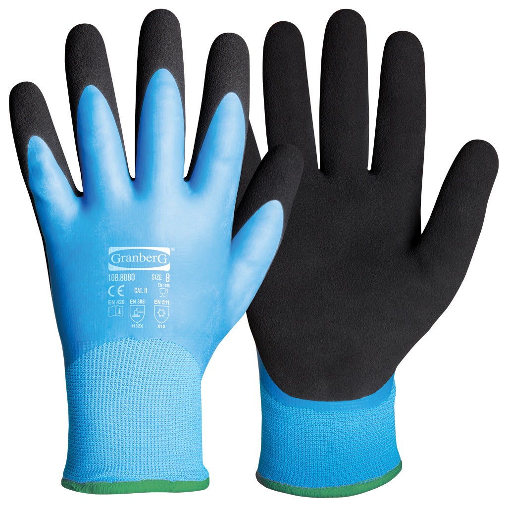 Montagehandske vinter latexbeläggning