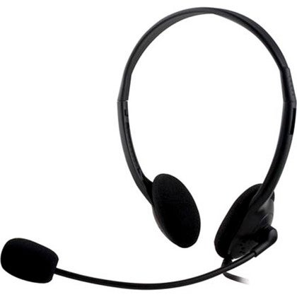 Headset Deltaco HL-2 .3,5 mm Svart